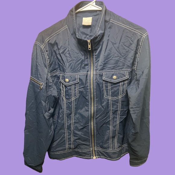Nike Jackets & Blazers - Vintage Nike Y2K Denim Look Lightweight Jacket